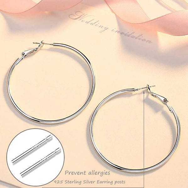 14k Gold Big Hoop Earrings