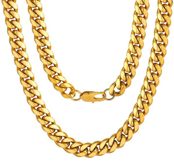 18k Gold Cuban Link Chain