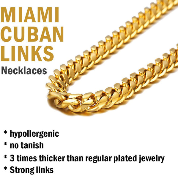 18k Gold Cuban Link Chain