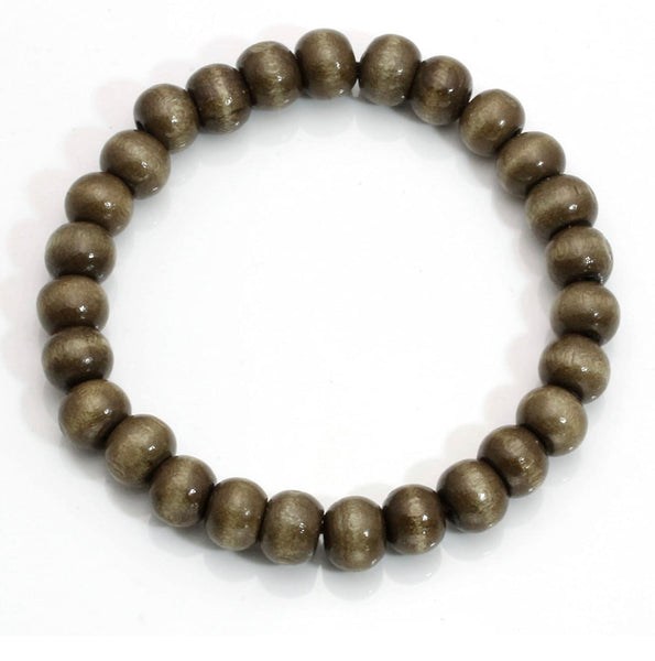 5 pcs Wooden Tibetan Beads