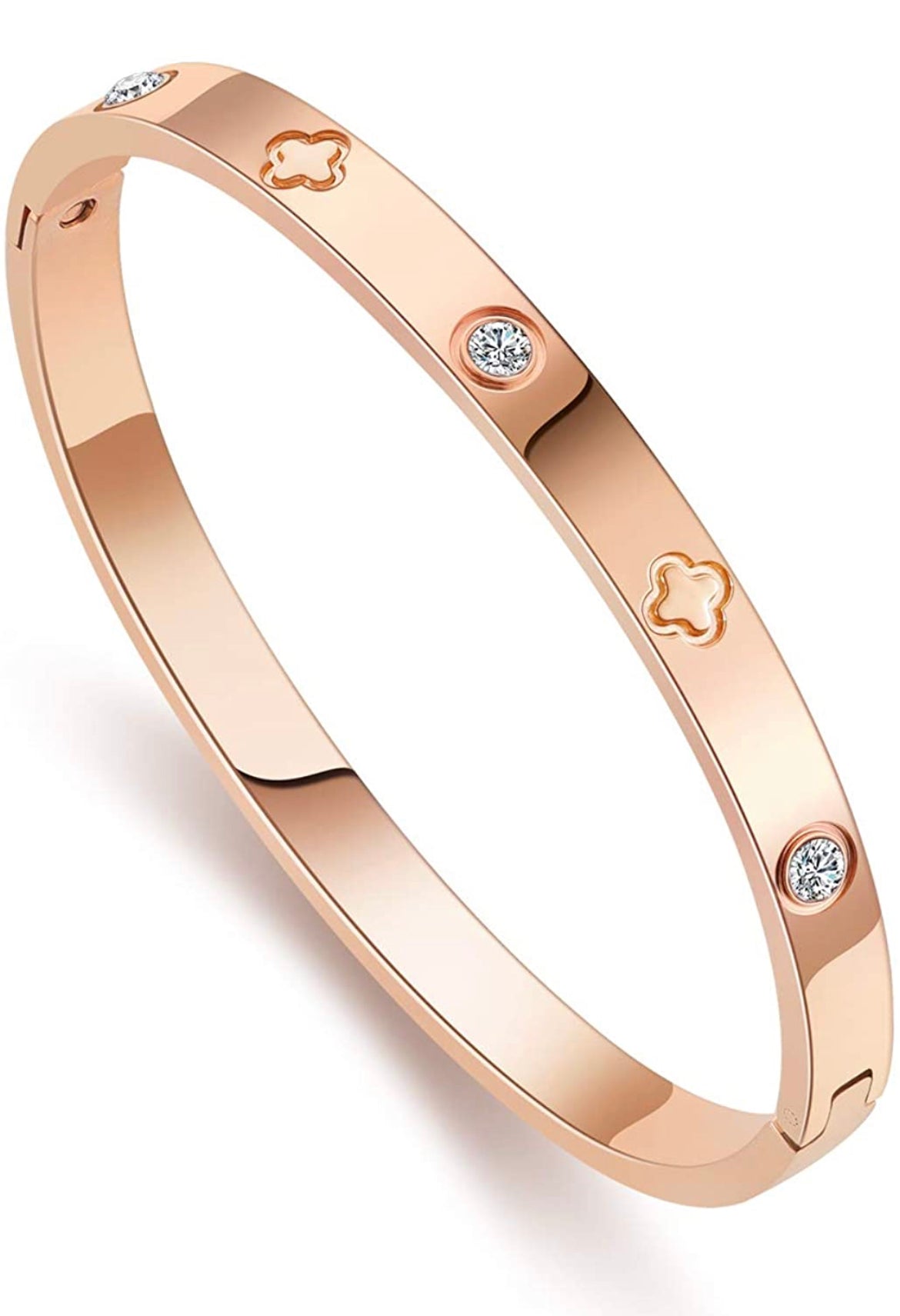 The Clover Bracelet Rose Gold