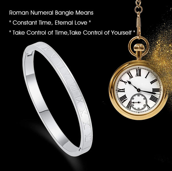 The Roman Numeral Bracelet White Gold