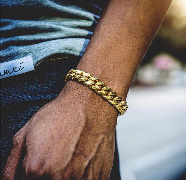 14k Gold Icey Cuban Link Bracelet