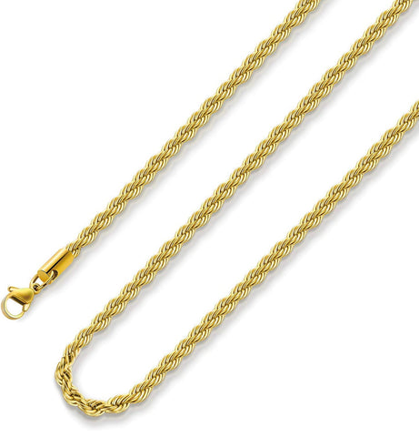 18k Gold Rope Chain