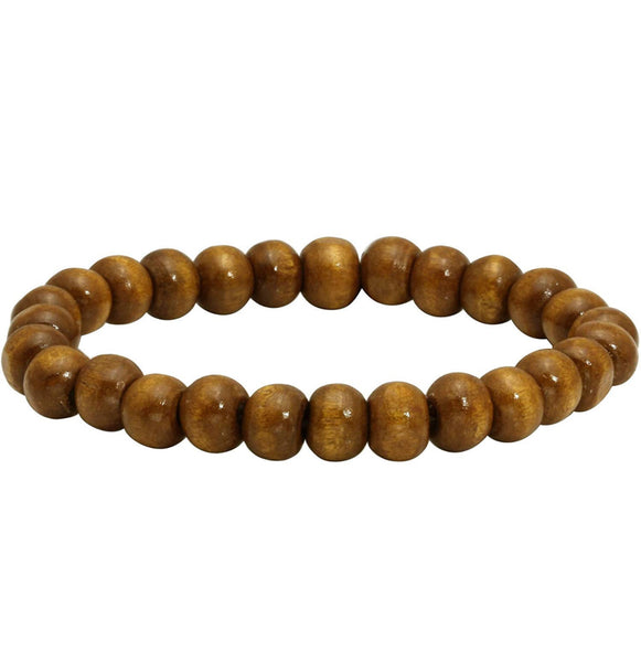 5 pcs Wooden Tibetan Beads