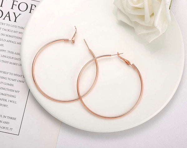 14k Gold Big Hoop Earrings